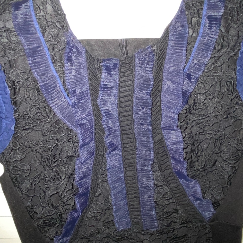 VENUS Black and Blue Dress